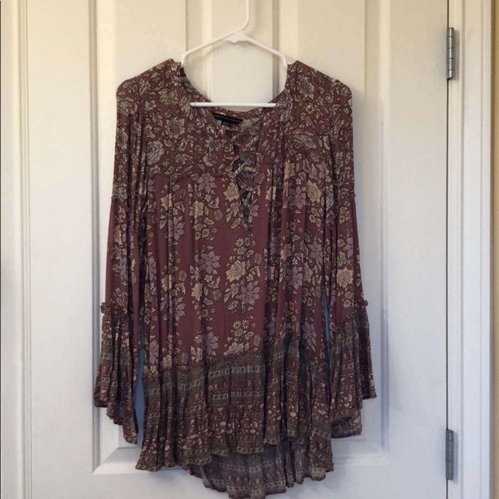 Flowy long sleeve shirt